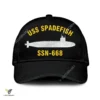 Uss Spadefish Ssn-668 Classic Baseball Cap Gift For Navy Veteran, Custom Print/embroidered Us Navy Ships Classic Cap