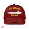 Uss Sunfish Ssn-649 Classic Baseball Cap Gift For Navy Veteran, Custom Print/embroidered Us Navy Ships Classic Cap