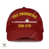 Uss Swordfish Ssn-579 Classic Baseball Cap Gift For Navy Veteran, Custom Print/embroidered Us Navy Ships Classic Cap