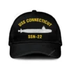 Uss Connecticut Ssn 22 Classic Cap, Custom Print/embroidered Us Navy Ships Classic Baseball Cap, Gift For Navy Veteran