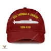 Uss Thomas A. Edison Ssn-610 Classic Baseball Cap Gift For Navy Veteran, Custom Print/embroidered Us Navy Ships Classic Cap