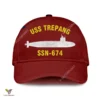 Uss Trepang Ssn-674 Classic Baseball Cap Gift For Navy Veteran, Custom Print/embroidered Us Navy Ships Classic Cap