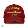 Uss Tusk Ss-426 Classic Baseball Cap Gift For Navy Veteran, Custom Print/embroidered Us Navy Ships Classic Cap