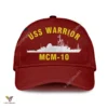 Uss Warrior Mcm-10 Classic Baseball Cap Gift For Navy Veteran, Custom Print/embroidered Us Navy Ships Classic Cap