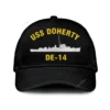 Uss Doherty De-14 Classic Cap, Custom Print/embroidered Us Navy Ships Classic Baseball Cap, Gift For Navy Veteran