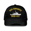 Uss Enhance Mso-437 Classic Cap, Custom Print/embroidered Us Navy Ships Classic Baseball Cap, Gift For Navy Veteran