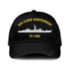 Uss Elmer Montgomery Ff-1082 Classic Cap, Custom Print/embroidered Us Navy Ships Classic Baseball Cap, Gift For Navy Veteran