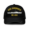 Uss Eversole De-404 Classic Cap, Custom Print/embroidered Us Navy Ships Classic Baseball Cap, Gift For Navy Veteran