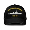 Uss Forrest Sherman Ddg-98 Classic Cap, Custom Print/embroidered Us Navy Ships Classic Baseball Cap, Gift For Navy Veteran