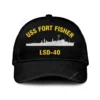 Uss Fort Fisher Lsd-40 Classic Cap, Custom Print/embroidered Us Navy Ships Classic Baseball Cap, Gift For Navy Veteran