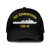 Uss Germantown Lsd-42 Classic Cap, Custom Print/embroidered Us Navy Ships Classic Baseball Cap, Gift For Navy Veteran