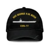 Uss George H.w. Bush Cvn-77 Classic Cap, Custom Print/embroidered Us Navy Ships Classic Baseball Cap, Gift For Navy Veteran