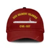 Uss Gilbert Islands Cve-107 Classic Cap, Custom Print/embroidered Us Navy Ships Classic Baseball Cap, Gift For Navy Veteran