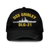 Uss Gridley Dlg-21 Classic Cap, Custom Print/embroidered Us Navy Ships Classic Baseball Cap, Gift For Navy Veteran