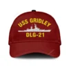 Uss Gridley Dlg-21 Classic Cap, Custom Print/embroidered Us Navy Ships Classic Baseball Cap, Gift For Navy Veteran