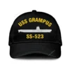 Uss Grampus Ss-523 Classic Cap, Custom Print/embroidered Us Navy Ships Classic Baseball Cap, Gift For Navy Veteran