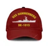 Uss Hammerberg De-1015 Classic Cap, Custom Print/embroidered Us Navy Ships Classic Baseball Cap, Gift For Navy Veteran