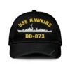 Uss Hawkins Dd-873 Classic Cap, Custom Print/embroidered Us Navy Ships Classic Baseball Cap, Gift For Navy Veteran