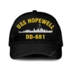 Uss Hopewell Dd-681 Classic Cap, Custom Print/embroidered Us Navy Ships Classic Baseball Cap, Gift For Navy Veteran