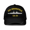 Uss Indianapolis Ca-35 Classic Cap, Custom Print/embroidered Us Navy Ships Classic Baseball Cap, Gift For Navy Veteran