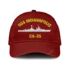 Uss Indianapolis Ca-35 Classic Cap, Custom Print/embroidered Us Navy Ships Classic Baseball Cap, Gift For Navy Veteran