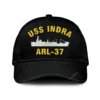 Uss Indra Arl-37 Classic Cap, Custom Print/embroidered Us Navy Ships Classic Baseball Cap, Gift For Navy Veteran