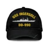 Uss Ingersoll Dd-990 Classic Cap, Custom Print/embroidered Us Navy Ships Classic Baseball Cap, Gift For Navy Veteran