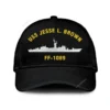 Uss Jesse L. Brown Ff-1089 Classic Cap, Custom Print/embroidered Us Navy Ships Classic Baseball Cap, Gift For Navy Veteran