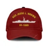 Uss Jesse L. Brown Ff-1089 Classic Cap, Custom Print/embroidered Us Navy Ships Classic Baseball Cap, Gift For Navy Veteran