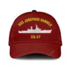 Uss Josephus Daniels Cg-27 Classic Cap, Custom Print/embroidered Us Navy Ships Classic Baseball Cap, Gift For Navy Veteran