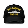 Uss Laboon Ddg-58 Classic Cap, Custom Print/embroidered Us Navy Ships Classic Baseball Cap, Gift For Navy Veteran