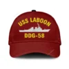 Uss Laboon Ddg-58 Classic Cap, Custom Print/embroidered Us Navy Ships Classic Baseball Cap, Gift For Navy Veteran