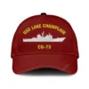 Uss Lake Champlain Cg-73 Classic Cap, Custom Print/embroidered Us Navy Ships Classic Baseball Cap, Gift For Navy Veteran