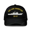 Uss Lake Champlain Cg-57 Classic Cap, Custom Print/embroidered Us Navy Ships Classic Baseball Cap, Gift For Navy Veteran