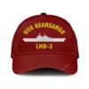 Uss Kearsarge Lhd-3 Classic Cap, Custom Print/embroidered Us Navy Ships Classic Baseball Cap, Gift For Navy Veteran