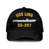 Uss Ling Ss-297 Classic Cap, Custom Print/embroidered Us Navy Ships Classic Baseball Cap, Gift For Navy Veteran