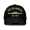 Uss Los Angeles Ca-135 Classic Cap, Custom Print/embroidered Us Navy Ships Classic Baseball Cap, Gift For Navy Veteran