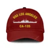 Uss Los Angeles Ca-135 Classic Cap, Custom Print/embroidered Us Navy Ships Classic Baseball Cap, Gift For Navy Veteran
