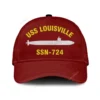 Uss Louisville Ssn-724 Classic Cap, Custom Print/embroidered Us Navy Ships Classic Baseball Cap, Gift For Navy Veteran