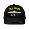 Uss Mars Afs-1 Classic Cap, Custom Print/embroidered Us Navy Ships Classic Baseball Cap, Gift For Navy Veteran