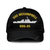 Uss Mccampbell Ddg-85 Classic Cap, Custom Print/embroidered Us Navy Ships Classic Baseball Cap, Gift For Navy Veteran