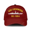 Uss Lockwood De 1064 Classic Cap, Custom Print/embroidered Us Navy Ships Classic Baseball Cap, Gift For Navy Veteran
