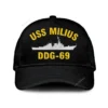 Uss Milius Ddg 69 Classic Cap, Custom Print/embroidered Us Navy Ships Classic Baseball Cap, Gift For Navy Veteran