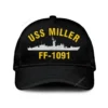 Uss Miller Ff-1091 Classic Cap, Custom Print/embroidered Us Navy Ships Classic Baseball Cap, Gift For Navy Veteran