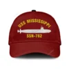 Uss Mississippi. Ssn 782_navy Classic Cap, Custom Print/embroidered Us Navy Ships Classic Baseball Cap, Gift For Navy Veteran