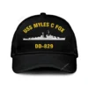 Uss Myles C Fox Dd-829 Classic Cap, Custom Print/embroidered Us Navy Ships Classic Baseball Cap, Gift For Navy Veteran