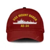 Uss Mount Baker Ae-34_mu Classic Cap, Custom Print/embroidered Us Navy Ships Classic Baseball Cap, Gift For Navy Veteran