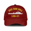 Uss Oak Hill Lsd-51 Classic Cap, Custom Print/embroidered Us Navy Ships Classic Baseball Cap, Gift For Navy Veteran