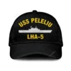 Uss Peleliu Lha-5 Classic Cap, Custom Print/embroidered Us Navy Ships Classic Baseball Cap, Gift For Navy Veteran