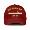 Uss Petrof Bay Cve-80 Classic Cap, Custom Print/embroidered Us Navy Ships Classic Baseball Cap, Gift For Navy Veteran